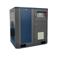 Compresseur d'air à vis électrique à deux étages industriel haute pression 100cfm 185/375/600 cfm 8/10/15/25 bar meilleur compresseur d'air vfd