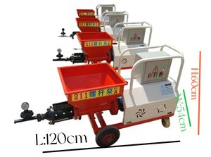 कंक्रीट पेंच सीमेंट पेरिस्टेटिक मोर्टार ग्राआउट पंप कंक्रीट ट्रांसफर मिनी बेटन लाइन पंप - Product Image 4