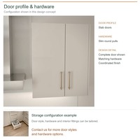 Ensemble de meubles de cuisine sur mesure, portes laquées brillantes de luxe, design modulaire, aménagement en U et rangement coulissant