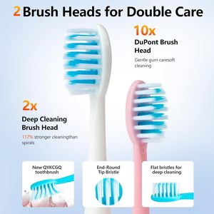 Cepillo de dientes eléctrico automático para niños OEM, cepillo suave con temporizador de 2 minutos y 6 cabezales de repuesto, cepillo de dientes eléctrico para niños - Product Image 5