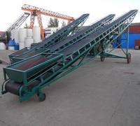 Harga Mesin Peralatan Sistem Konveyor Sabuk Karet Hopper Portabel Kecil untuk Pemuatan Kontainer Bijih dan Biji-bijian