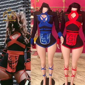 महिला समुराई सूट पोशाक हेलोलीन पोशाक फिल्म ड्रैगन प्रदर्शन निंजा सूट कार्निवल पोशाक - Product Image 1