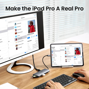 ฮับ <span class=keywords><strong>USB</strong></span> <span class=keywords><strong>C</strong></span> 10 in 1 <span class=keywords><strong>USB</strong></span> Type <span class=keywords><strong>C</strong></span> TO <span class=keywords><strong>HDMI</strong></span> 4K สำหรับ uggreen <span class=keywords><strong>USB</strong></span> 3.0 VGA PD 3.5มม. ฟังก์ชั่นแบบเต็มฮับสำหรับ macbook/<span class=keywords><strong>pro</strong></span>/air <span class=keywords><strong>iPad</strong></span> <span class=keywords><strong>Pro</strong></span> <span class=keywords><strong>USB</strong></span> <span class=keywords><strong>C</strong></span> HUB - Product Image 5