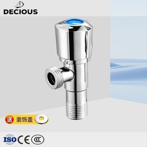 Robinet d'angle moderne en acier inoxydable à double usage pour appartements et hôtels, sans interrupteur, résistant à la corrosion et aux hautes pressions - Product Image 1