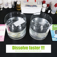 Vente directe d'usine, feuilles de lessive biodégradables, nettoyant écologique, détachant, savon à lessive en feuille format voyage