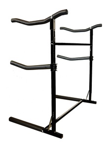 Heavy Duty Free Standing T6061 Aluminum Storage <b>Rack</b> for 3 Kayaks or Canoes - Product Image 2