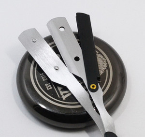 Tay Cầm Dao Cạo Cạnh Thẳng Không Niken Cho Thợ Cắt Tóc Cổ Điển Làm Theo Yêu Cầu Dao Cạo Râu Cong Bằng Thép Không Gỉ - Product Image 4