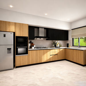 BALOM Armoires <span class=keywords><strong>de</strong></span> <span class=keywords><strong>cuisine</strong></span> personnalisées Ensemble <span class=keywords><strong>de</strong></span> meubles <span class=keywords><strong>de</strong></span> <span class=keywords><strong>cuisine</strong></span> modernes Ensemble d'armoires <span class=keywords><strong>de</strong></span> <span class=keywords><strong>cuisine</strong></span> modulaires en bois <span class=keywords><strong>avec</strong></span> évier - Product Image 1