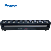 Barre Lumineuse Mobile à Effet de Poursuite Horizontale 10 Yeux 40W RGBW, Laveur de Mur LED pour Concert, Événement, Spectacle de Scène DJ