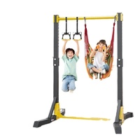 Machine de traction pour enfants à usage domestique, sur pied, simple/double barre, en acier personnalisé, noire, marque KDST