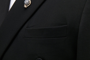 Nuovo Completo da Uomo Coreano 2026 a Due Bottoni, Tre Pezzi, Elegante e Casual, per Banchetti, Vestibilità Slim, Stile Gentiluomo Britannico - Product Image 6