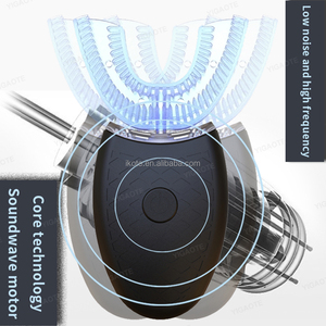<span class=keywords><strong>Brosse</strong></span> à <span class=keywords><strong>dents</strong></span> électrique en forme de U pour adultes, nettoyage ultrasonique à 360 degrés, poils souples, charge sans fil, étanche, blanchiment des <span class=keywords><strong>dents</strong></span> - Product Image 4