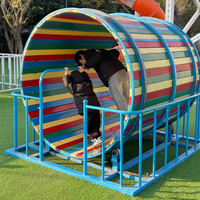 Tapis roulant circulaire pour hamster, équipement de parc d'attractions non motorisé, pour enfants, en plein air