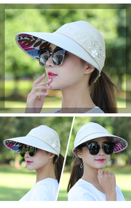 OEM Chapeaux de <span class=keywords><strong>soleil</strong></span> d'été pour l'extérieur, perle compressible avec de grosses têtes, large bord, <span class=keywords><strong>pare</strong></span>-<span class=keywords><strong>soleil</strong></span> de plage, chapeau de <span class=keywords><strong>soleil</strong></span> vide, capuchon de protection UV - Product Image 4