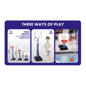 Jacko Toys, panier de basket-ball réglable pour l'extérieur, avec logo personnalisé, ensemble de jouets, vente chaude, jouets de sport en plastique pour enfants - Product Image 2