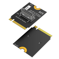 M.2 NVMe Oculink Adapter PCIe Gen4 SFF-8611/8612 22x30mm Key-M untuk penggunaan Laptop-NVMe penyimpanan ekspansi antarmuka stok konversi