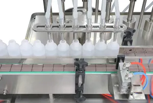 Otomatik ilaç üretim hattı 1-15ml flakon dolum ve kapatma makinesi