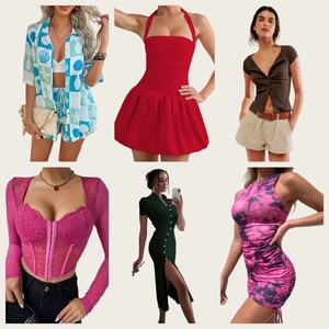 Pabrik stok pakaian harga murah grosir baju bekas pakaian dalam Bales ukuran besar pakaian wanita - Product Image 5