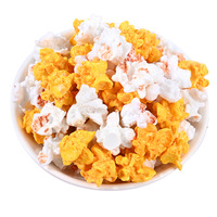 Simulation bricolage boucles d'oreilles matériel micro paysage photo accessoires nourriture jouer pop-corn accessoires perles plastique résine charmes