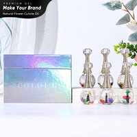 Hanyi Premium HEMA TPO cat kuku Gel kualitas tinggi Label pribadi Resin alami rendam tidak ada lap alami bunga kutikula minyak lampu LED