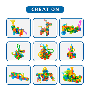 Nhà sản xuất tiềm năng tùy chỉnh Tự làm lắp ráp lớn ABS nhựa xây dựng khối đồ chơi sân chơi - Product Image 5