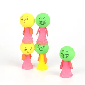 Cute Expression Doll EVA Mini Bounce Elf Gift Doll Pressure Release Toy Novelty Bounce Elves Birthday Party For Kids Toys