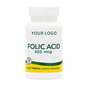Nhãn hiệu riêng Axit Folic methylfolate máy tính bảng Axit Folic bổ sung