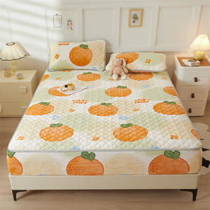 Warm Fluffy <strong>Fitted</strong> Velvet Bed <strong>Sheet</strong> Anti-Dust Mite <strong>Fleece</strong> Flannel Bed Cover Mattress Protector Anti-Bacteria Anti-Pull Features - Product Image 4