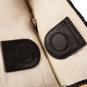Straw Crochet <strong>Raffia</strong> <strong>Tote</strong> Crossbody Bag Fashionable Summer/Spring Lady's Casual Shoulder Bag With Snap Closure Eco-Friendly - Product Image 3