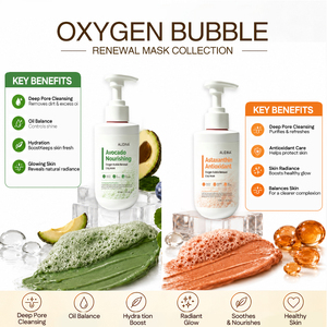 Masque facial hydratant et nettoyant en profondeur à la mousse <span class=keywords><strong>de</strong></span> <span class=keywords><strong>guimauve</strong></span>, aux bulles d'oxygène, à l'argile, au PDRN, à la rose, au GHK-Cu et à l'avocat, 250 ml - Product Image 2