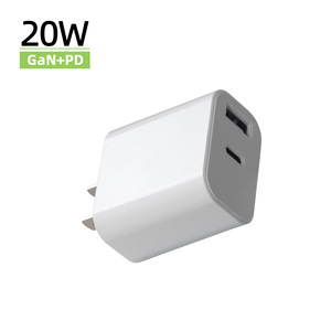 US American Standard <b>Plug</b> FCC Certificated PD 20W Super Fast Charger QC3 Multi-Port 1C1A for Sumsung Portable Factory - Product Image 1