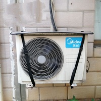 Refroidissement économie d'énergie feuille d'aluminium AC couvre isolation thermique extérieure climatiseur protecteur soleil vent Bug déflecteur