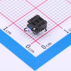 TS4550TP 250gf 009 Tactile Switch SMD-4P,4.5x4.5mm Switch Single Pole Single Throw Round Button 2.5N Vertical Mount - Product Image 2