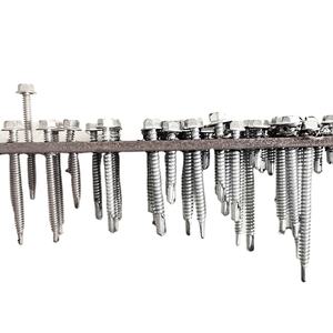 China Hersteller Edelstahl Sechs kant scheiben Kopf selbst bohrend Stahl dachs ch rauben selbst bohrende Schrauben - Product Image 3