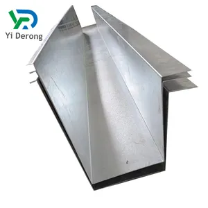 Shear bending galvanized, U-shaped groove stainless steel bending parts, irregular groove floor support plate edge wrapping