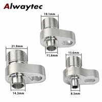 Raccord de tuyau de climatisation automobile R12, connecteur de compresseur en aluminium, adaptateur de tuyau de climatisation, pièces de climatisation automobile