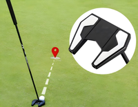 Tête de putter de golf de style maillet portable pour droitier en alliage d'aluminium avec sac de golf gratuit