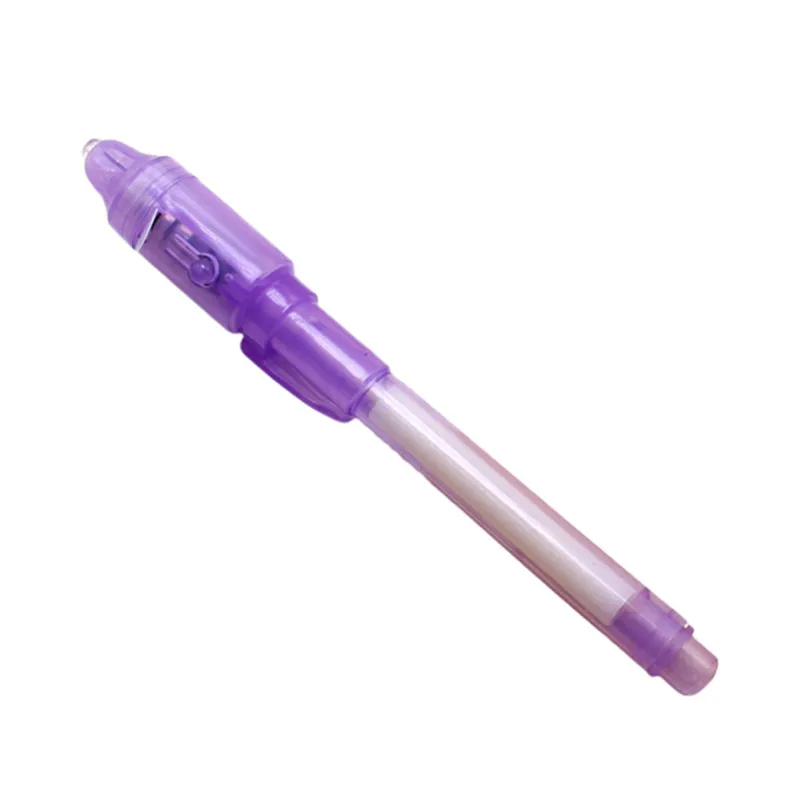 Plastic Magic Kugelschreiber Secret Learning Check Gelds tifte Tool Unsichtbarer UV-Licht-Tinten <span class=keywords><strong>stift</strong></span>