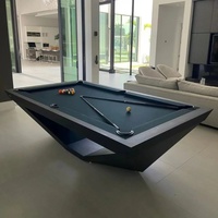 Tables de billard/snooker modernes de luxe en bois massif de 7, 8 et 9 pieds, avec plateau en ardoise et coussinets en caoutchouc, populaires, directement de l'usine