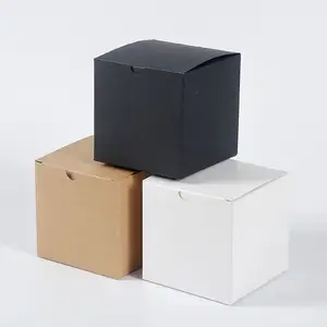 Kotak hadiah kertas bantal untuk bisnis kecil kotak produk kertas Eco Lux kotak kertas makanan ringan
