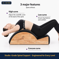 Formfit Reformer Pilates Machine Pilates Reformer Professionnel en Chêne Correcteur de Colonne Vertébrale