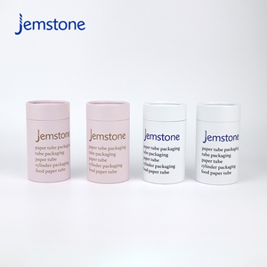 Custom Design Recyclable Food Herbal Gel Capsule Kraft Cardboard Cylinder Packaging Box <b>Protein</b> <b>Powder</b> Paper Tube Container - Product Image 6