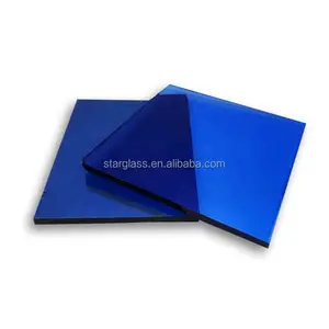 Cina fabbrica 4mm-6mm blu colorato Float vetro prezzo all'ingrosso