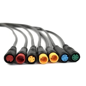 Toptan bafang parçaları-3 Pin uzatma kablosu için fren kolları hidrolik fren sensörü vites sensörü gaz Bafang Ebike elektrikli bisiklet parçaları