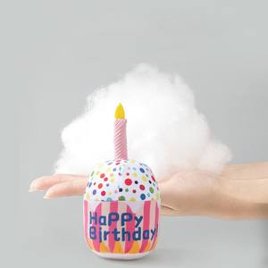 2024 <span class=keywords><strong>pet</strong></span> oyuncak patlama ürün doğum günü pastası kek şekli köpek ses bite ve sıkıntı <span class=keywords><strong>pet</strong></span> peluş oyuncak - Product Image 3