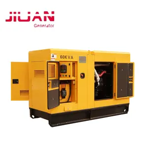 30kva 40 Kva 50kva 60 Kva เครื่องกำเนิดไฟฟ้าดีเซลเงียบพร้อมเครื่องยนต์คัมมินส์