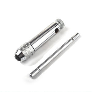 Llave de Trinquete Ajustable M3-M8 para Machuelos, con Accesorios de Roscado Extendido M5-M12 para Roscado Hacia Adelante y Hacia Atrás - Product Image 5