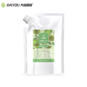 Nhỏ màu xanh lá cây citrus nước trái cây uống tinh khiết tự nhiên và hương vị phụ gia miễn phí sữa trà Thành phần đóng gói trong gói - Product Image 3