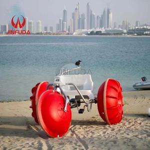 Juego más vendido con 3 ruedas grandes Aqua Cycle Water Trike Niños y adultos Pedal Boat Water Triciclo a la venta - Product Image 2