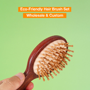 <span class=keywords><strong>Brosse</strong></span> démêlante <span class=keywords><strong>en</strong></span> bambou <span class=keywords><strong>à</strong></span> coussin d'air pour cuir chevelu, mini <span class=keywords><strong>brosse</strong></span> de voyage pour <span class=keywords><strong>cheveux</strong></span> secs, humides et bouclés - Product Image 5